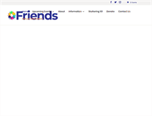 Tablet Screenshot of friendswhostutter.org